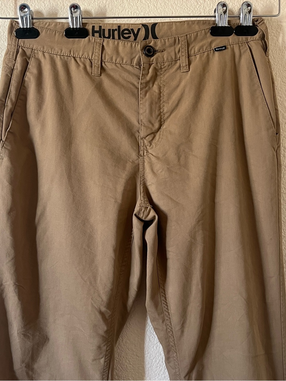Hurley Men’s Nike Dri-Fit Chino Pants Khaki Size 34 - Picture 3 of 6